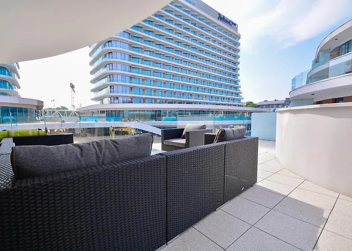 아파트 Na Wyspie - Baltic Molo - Parking 슈비노우이스쳬